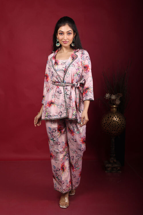Floral Bliss 3-Piece Co-Ord Set