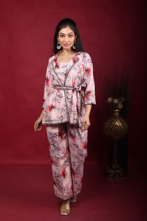Floral Bliss 3-Piece Co-Ord Set