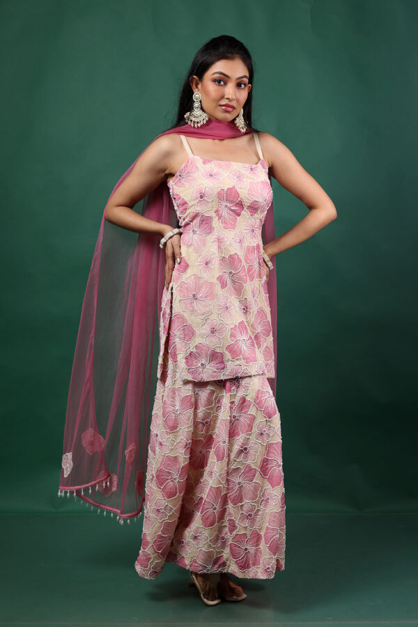 Kurti Shrara suit set